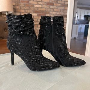 Nine West Sparkly Slouch Booties